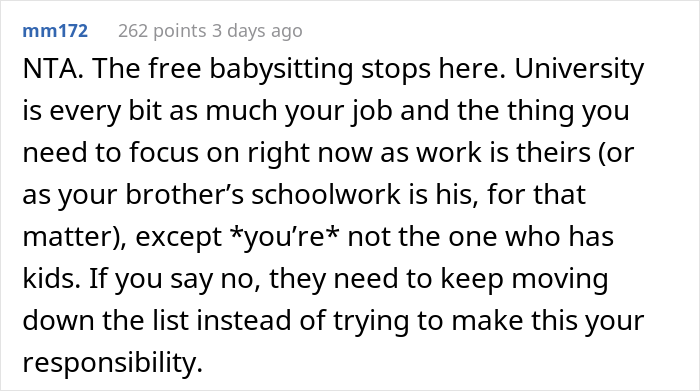 Woman Has Packed Uni Schedule But Her Parents Still Expect Her To Take Care Of Her Little Brother, Drama Ensues When She Refuses Woman Has Packed Uni Schedule But Her Parents Still Expect Her To Take Care Of Her Little Brother, Drama Ensues When She Refuses