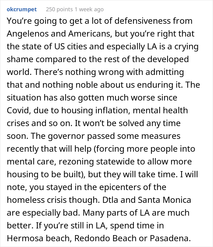 European Visits The USA For The First Time And Is Shocked And Disappointed By The Experience European Visits The USA For The First Time And Is Shocked And Disappointed By The Experience
