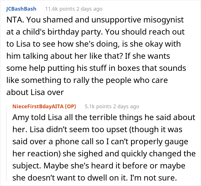 Guy Disgusted By Brother's Behavior At His Kid's Birthday Party Finally Calls Him Out, Asks If It Was Too Much Guy Disgusted By Brother's Behavior At His Kid's Birthday Party Finally Calls Him Out, Asks If It Was Too Much