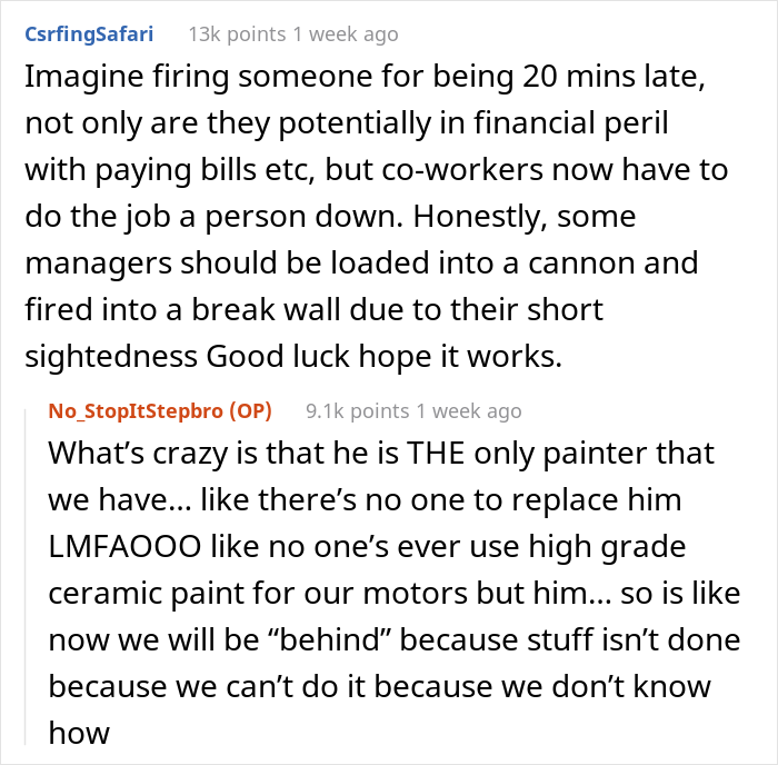 Longtime Worker Gets Fired For Being Late For The First Time Ever, So His Colleagues Let The Boss Know They're Not Disposable Longtime Worker Gets Fired For Being Late For The First Time Ever, So His Colleagues Let The Boss Know They're Not Disposable