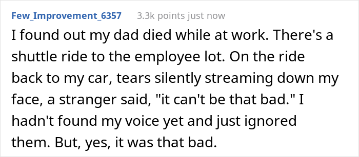 Woman Shares How She Had To Lie To A Stranger About Her Parents Recently Dying To Teach Him Not To Require Smiles From Women Woman Shares How She Had To Lie To A Stranger About Her Parents Recently Dying To Teach Him Not To Require Smiles From Women