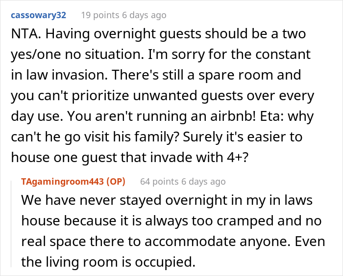 Tired Of Having To Host Husband’s Family All The Time, Woman Converts Guest Bedroom Into Her Office, Relationship Drama Ensues