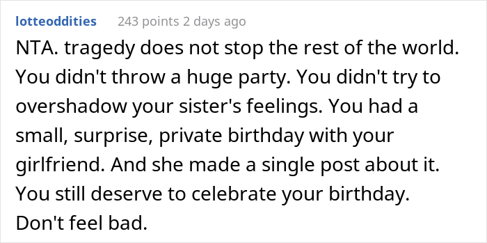 Woman Celebrates Her Birthday Even Though It’s On The Same Date As Her Nephew’s 1-Year Death Anniversary, Family Drama Ensues Woman Celebrates Her Birthday Even Though It’s On The Same Date As Her Nephew’s 1-Year Death Anniversary, Family Drama Ensues