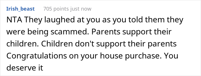 Daughter Is Upset Her Parents Only Listen To Her When They Need Money, So She Doesn't Give Them Any Despite Them Being Homeless Daughter Is Upset Her Parents Only Listen To Her When They Need Money, So She Doesn't Give Them Any Despite Them Being Homeless