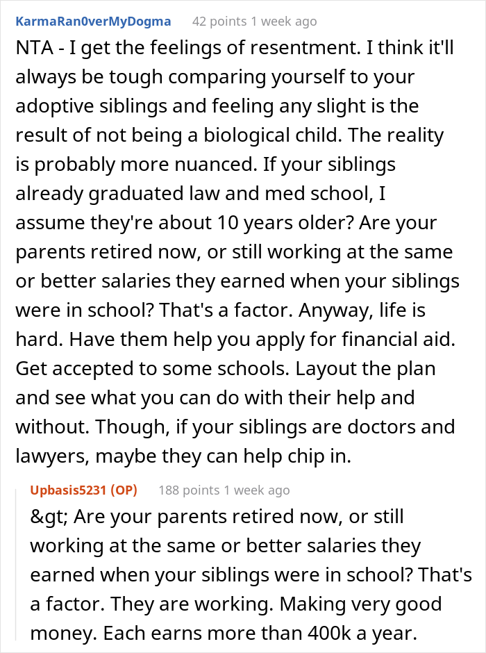 Parents Get Slammed Online For Leaving Adoptive Son With No College Tuition After Spending Everything On Biological Kids Parents Get Slammed Online For Leaving Adoptive Son With No College Tuition After Spending Everything On Biological Kids