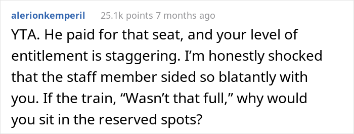 Mom Asks If She Was Wrong Not To Give Up Her Daughter’s Train Seat Though Another Passenger Paid For It Mom Asks If She Was Wrong Not To Give Up Her Daughter’s Train Seat Though Another Passenger Paid For It