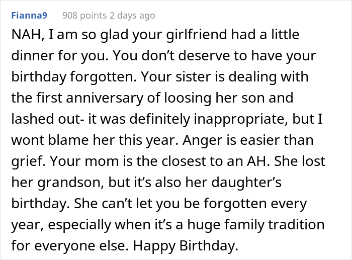 Woman Celebrates Her Birthday Even Though It’s On The Same Date As Her Nephew’s 1-Year Death Anniversary, Family Drama Ensues Woman Celebrates Her Birthday Even Though It’s On The Same Date As Her Nephew’s 1-Year Death Anniversary, Family Drama Ensues