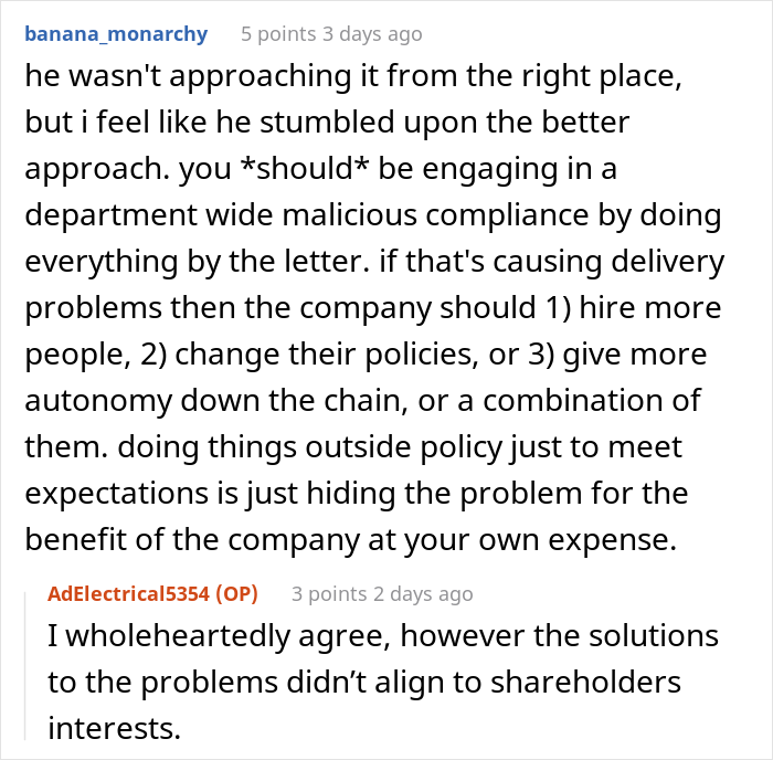 New Manager Demands Employees Do Things To The Letter, Worker Says He’ll Regret It But He Doesn’t Listen New Manager Demands Employees Do Things To The Letter, Worker Says He’ll Regret It But He Doesn’t Listen