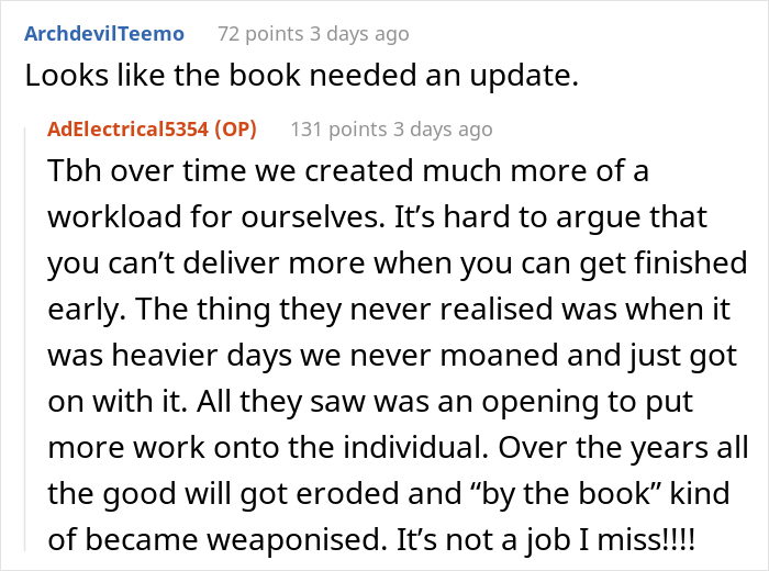New Manager Demands Employees Do Things To The Letter, Worker Says He’ll Regret It But He Doesn’t Listen New Manager Demands Employees Do Things To The Letter, Worker Says He’ll Regret It But He Doesn’t Listen