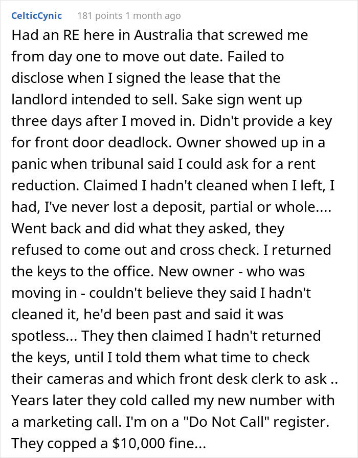 Property Management Refuse To Return Deposit And Charge For An Extra Month, Regret It When Tenant Exposes Their Lies Property Management Refuse To Return Deposit And Charge For An Extra Month, Regret It When Tenant Exposes Their Lies