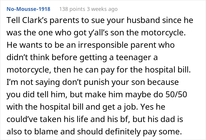 “AITA For Screaming At My Husband And Forcing My Son To Pay For His Boyfriend’s Medical Bills Out Of His College Fund?”