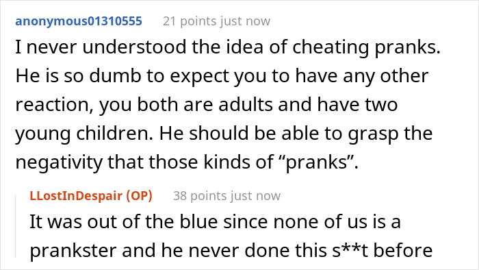 “I Didn’t React The Right Way To My Husband’s Cheating Prank And Now Our Marriage Is Not The Same” “I Didn’t React The Right Way To My Husband’s Cheating Prank And Now Our Marriage Is Not The Same”
