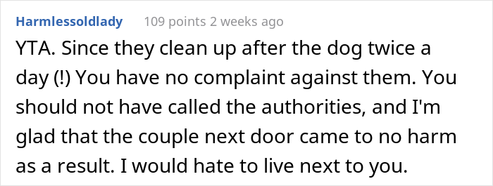 "I Called The Cops On My Neighbors Because They Don’t Walk Their Dog": Resident Angers Both Their Neighbors And The Internet