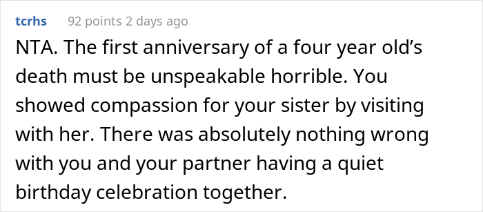 Woman Celebrates Her Birthday Even Though It’s On The Same Date As Her Nephew’s 1-Year Death Anniversary, Family Drama Ensues Woman Celebrates Her Birthday Even Though It’s On The Same Date As Her Nephew’s 1-Year Death Anniversary, Family Drama Ensues