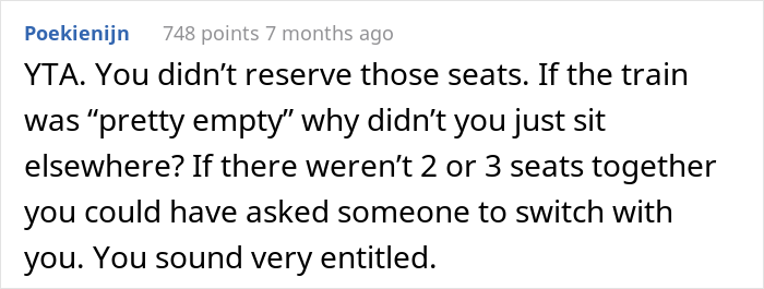 Mom Asks If She Was Wrong Not To Give Up Her Daughter’s Train Seat Though Another Passenger Paid For It Mom Asks If She Was Wrong Not To Give Up Her Daughter’s Train Seat Though Another Passenger Paid For It