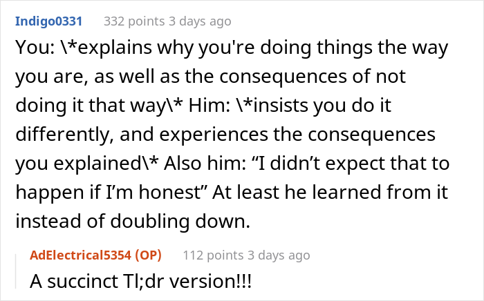 New Manager Demands Employees Do Things To The Letter, Worker Says He’ll Regret It But He Doesn’t Listen New Manager Demands Employees Do Things To The Letter, Worker Says He’ll Regret It But He Doesn’t Listen
