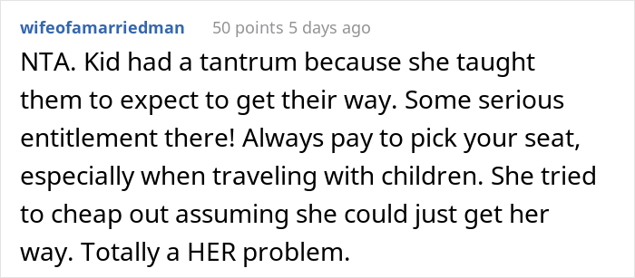 Passenger Refuses To Trade Seats With A Kid And Their Mom Is Furious, Wonders If They Were Really A Jerk
