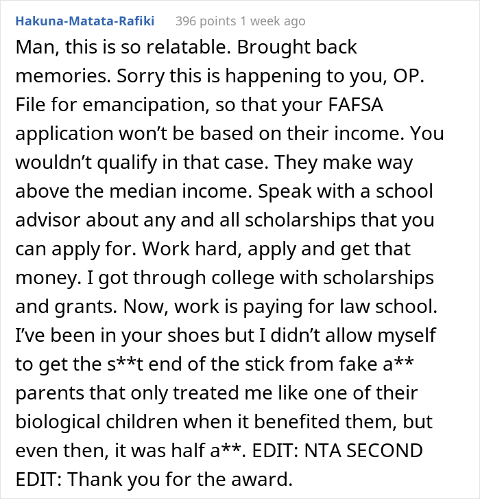 Parents Get Slammed Online For Leaving Adoptive Son With No College Tuition After Spending Everything On Biological Kids Parents Get Slammed Online For Leaving Adoptive Son With No College Tuition After Spending Everything On Biological Kids