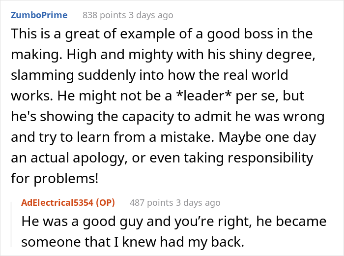 New Manager Demands Employees Do Things To The Letter, Worker Says He’ll Regret It But He Doesn’t Listen New Manager Demands Employees Do Things To The Letter, Worker Says He’ll Regret It But He Doesn’t Listen