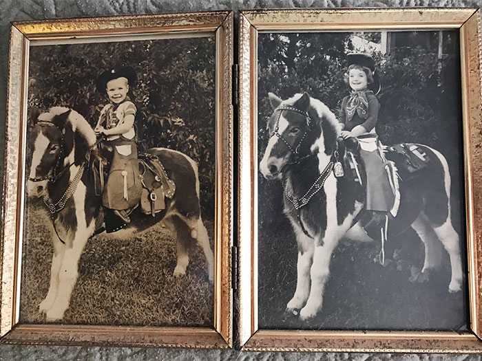 In The Early 60's, Living In Different Towns In Mississippi, Both Of My Parents Were Visited By A Door-To-Door Photographer With A Pony