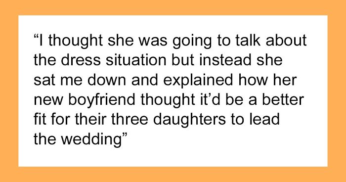 “I’m Sorry I Don’t Look Like You Enough For You To Love Me”: Mom Uninvites Daughter From Wedding So As Not To Upset New Husband’s Family