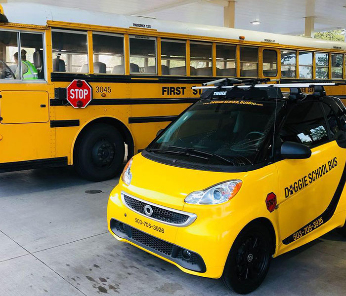 “My Dog Isn't Lonely At Home”: Adorable Doggy School Bus Picks Up Pups Every Day And Takes Them To Daycare “My Dog Isn't Lonely At Home”: Adorable Doggy School Bus Picks Up Pups Every Day And Takes Them To Daycare