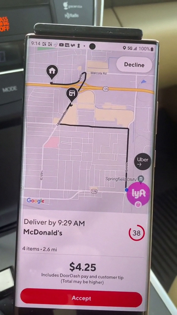 “I Reject The Majority Of Orders”: DoorDash Driver Shares How He Chooses Which Orders To Pick Up, Sparks Debate Online “I Reject The Majority Of Orders”: DoorDash Driver Shares How He Chooses Which Orders To Pick Up, Sparks Debate Online