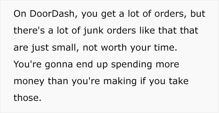 “I Reject The Majority Of Orders”: DoorDash Driver Shares How He Chooses Which Orders To Pick Up, Sparks Debate Online “I Reject The Majority Of Orders”: DoorDash Driver Shares How He Chooses Which Orders To Pick Up, Sparks Debate Online