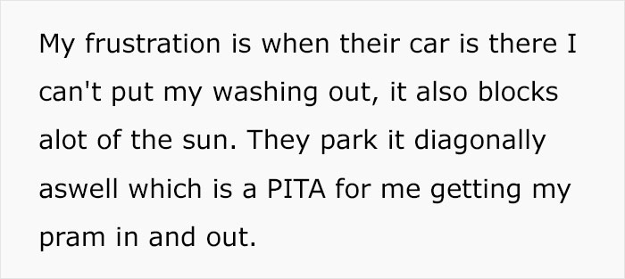 “I Can’t Sit Out And Enjoy The Sun”: Woman Is Fed Up With Neighbors Who Park In Her Driveway Without Permission