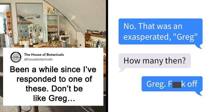 Entitled Man Requests Gin For Free But Is Put In His Place By This Sarcastic Distillery Manager