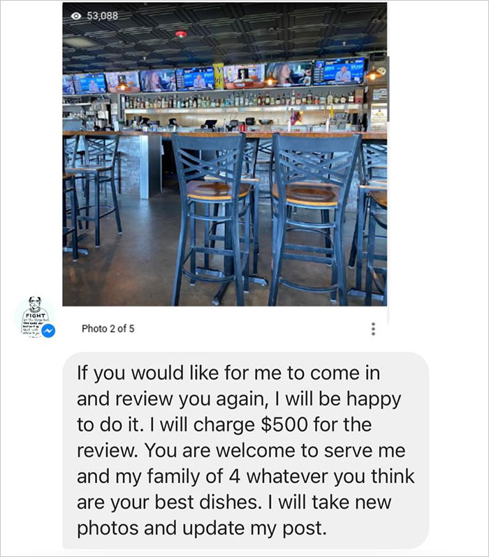 Entitled Amateur Influencer Attempts To Extort $500 And A Meal From A Sports Bar, It Doesn’t Go Well And She Gets Called Out