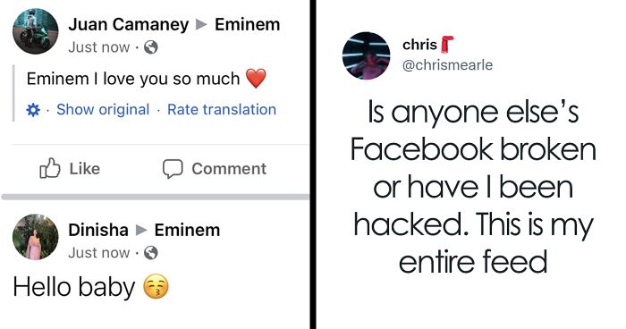 Newest Facebook Feed Glitch Has The Internet In Stitches (35 Reactions)