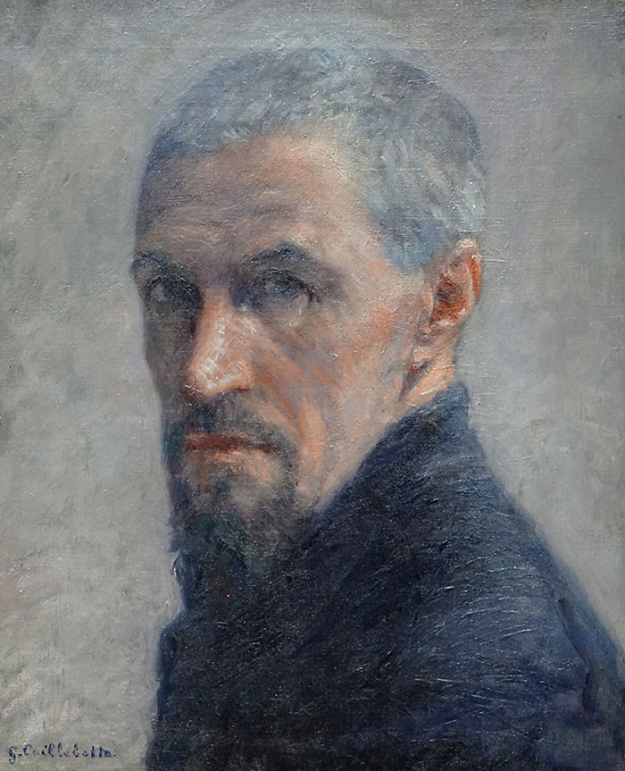 Self-Portrait By Gustave Caillebotte
