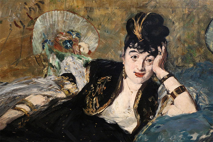 Woman With Fans By Édouard Manet
