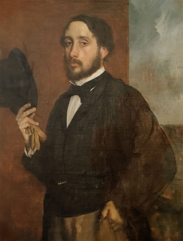 Self-Portrait By Edgar Degas