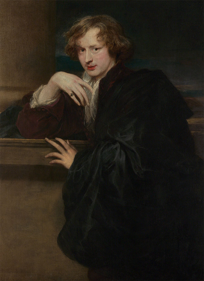 Self-Portrait By Sir Anthony Van Dyck