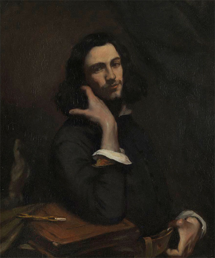 Self-Portrait By Gustave Courbet