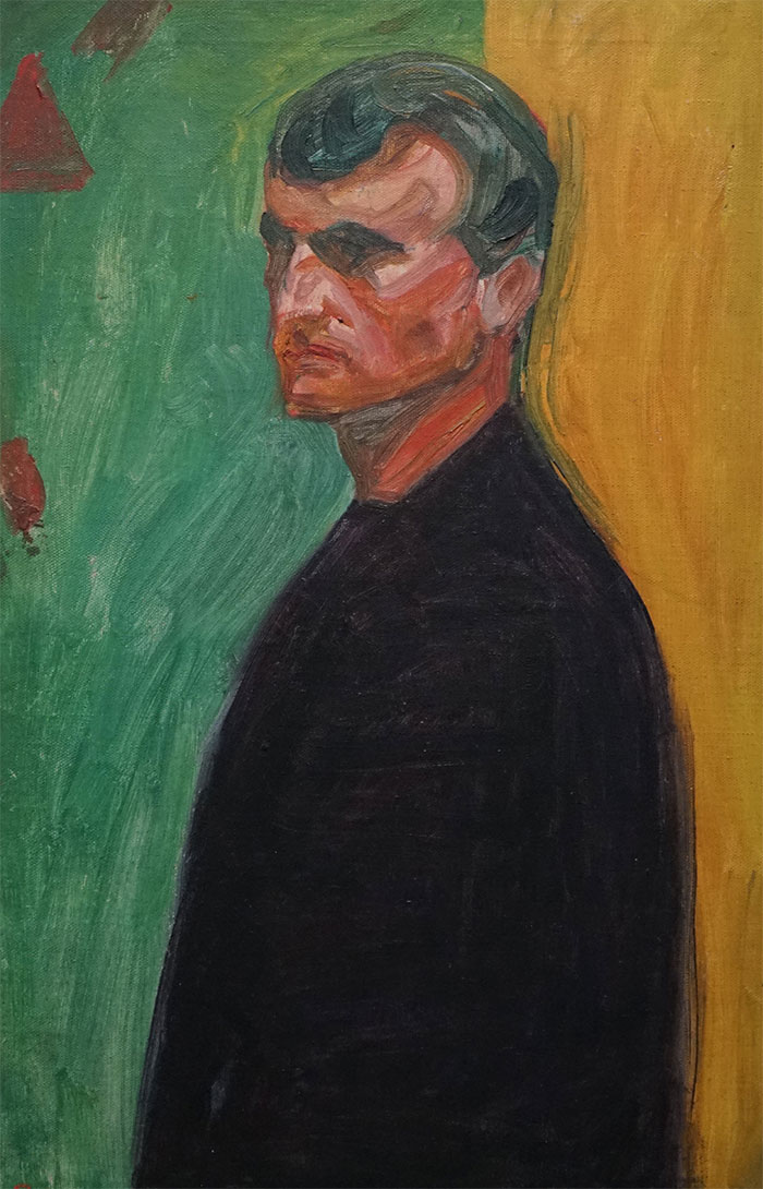 Self-Portrait By Edvard Munch
