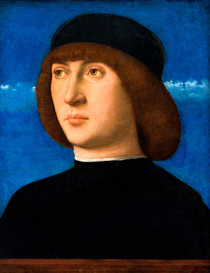 Young Man By Giovanni Bellini