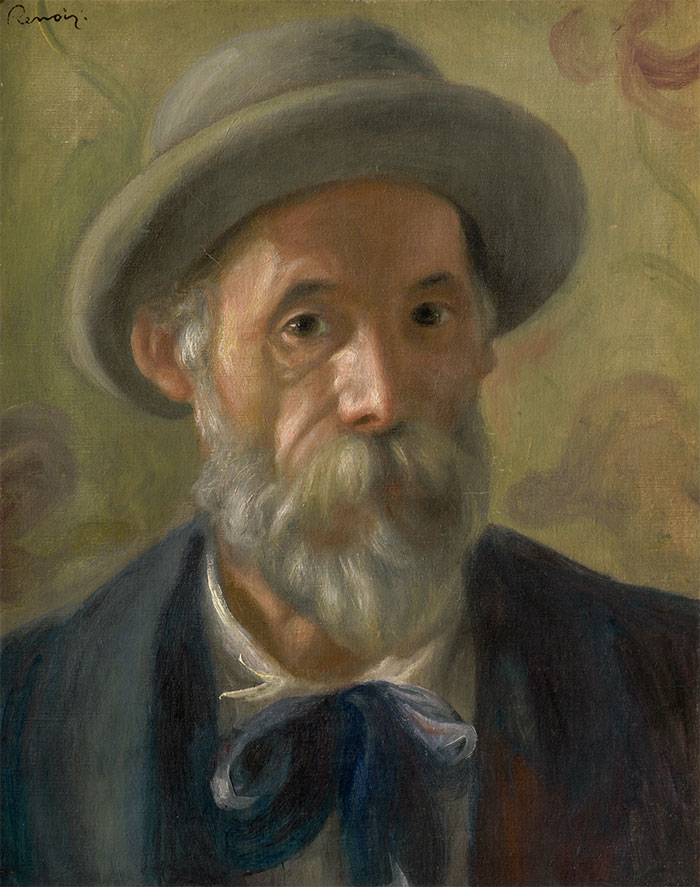 Self-Portrait By Pierre Auguste Renoir
