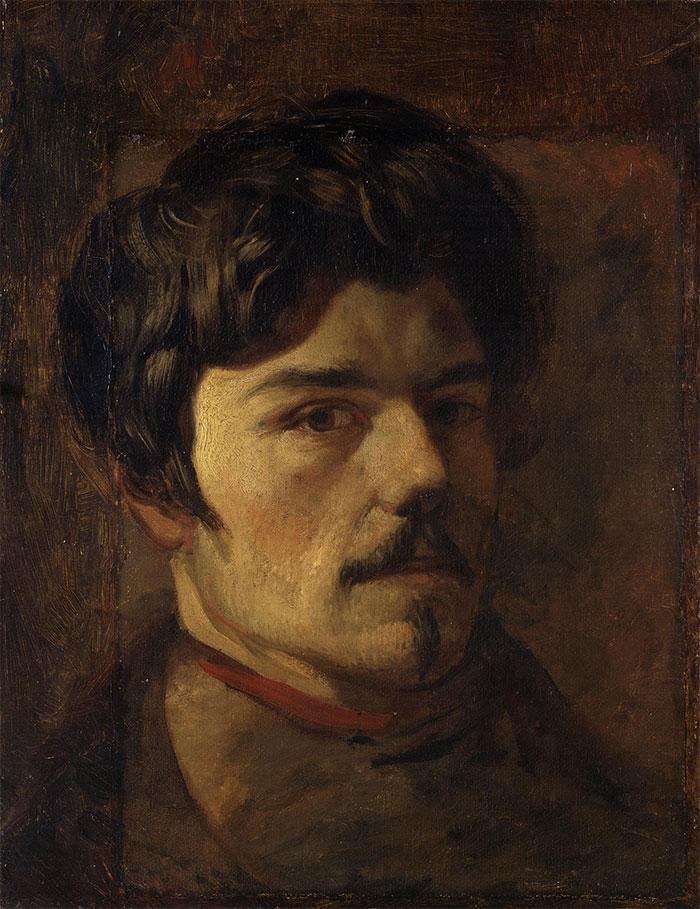 Self-Portrait By Eugène Delacroix