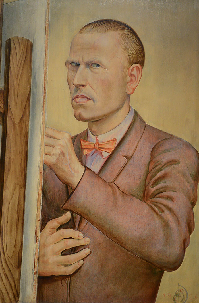Self-Portrait By Otto Dix