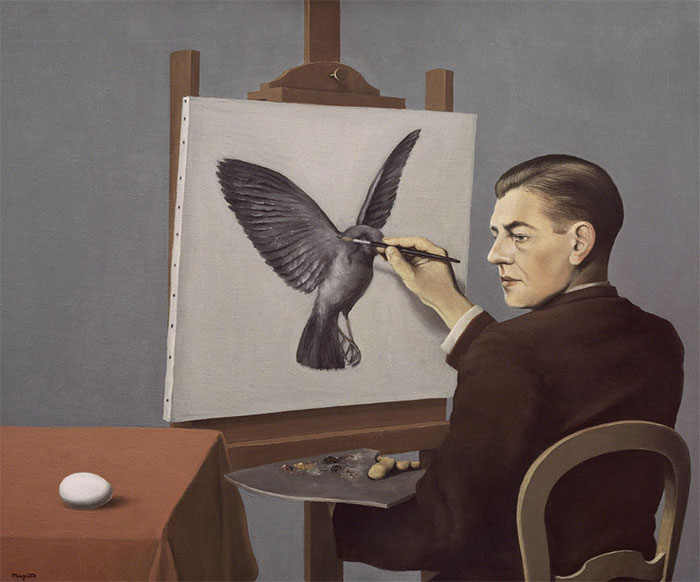 Self-Portrait By René Magritte