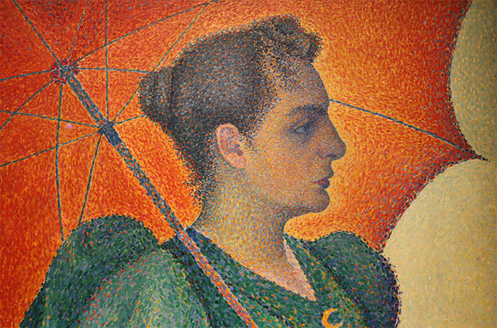 Woman With A Parasol By Paul Signac