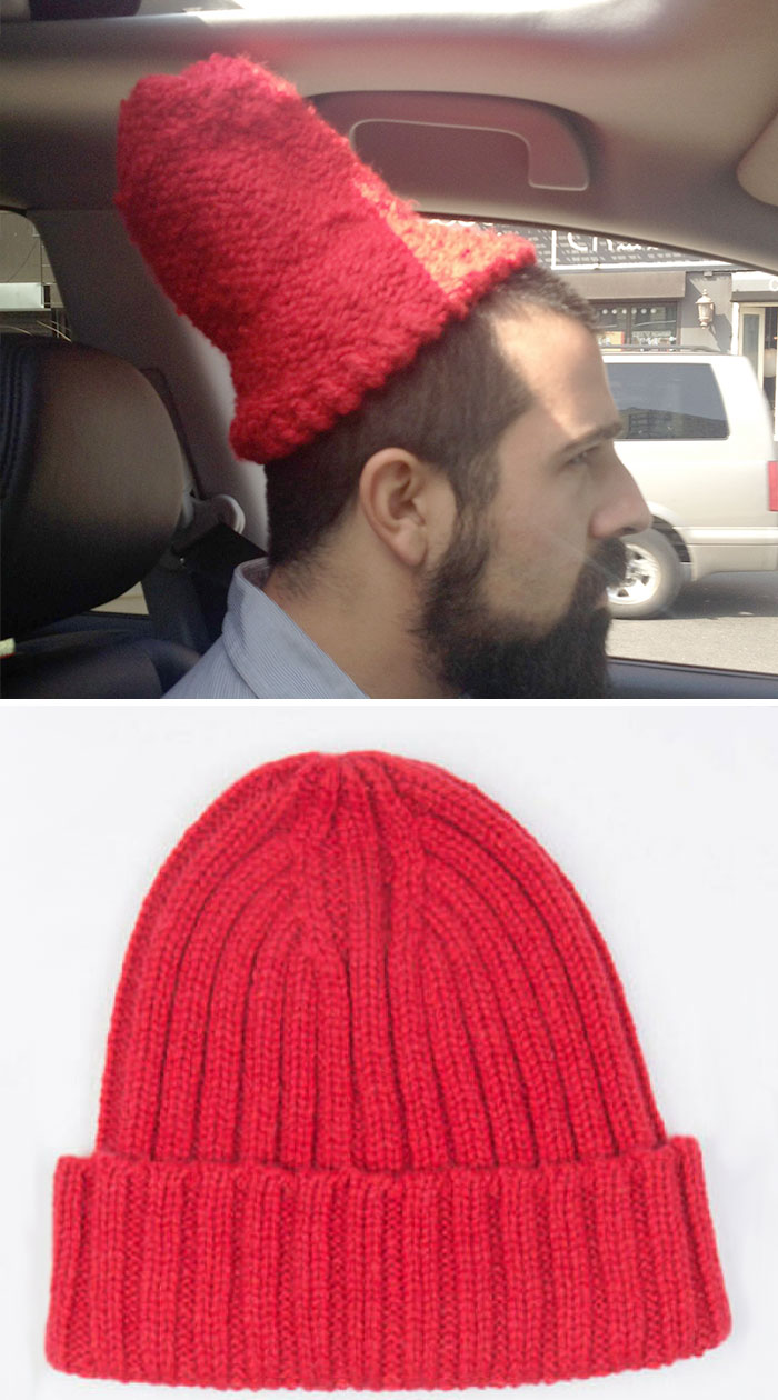 Condom Beanie? Top Is What I Made, Bottom Is What It's Supposed To Be. Oops