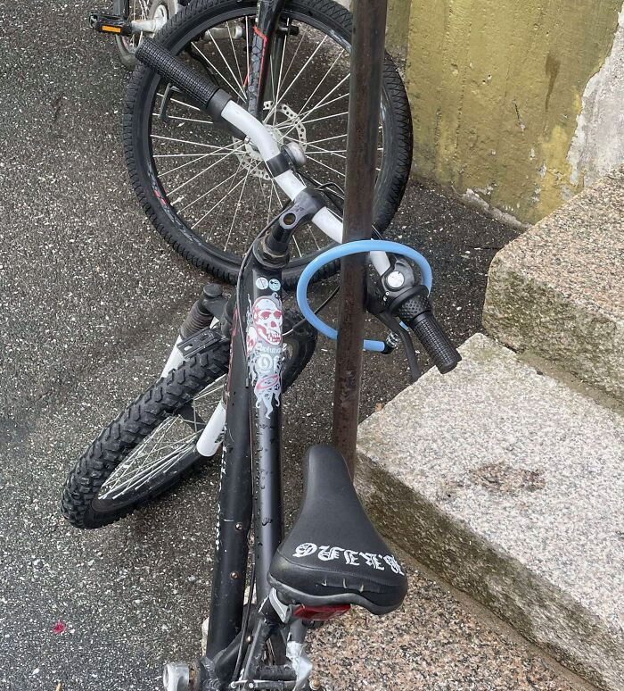 How My Little Brother Locked His Bike