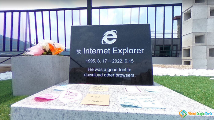 "Goodbye Internet Explorer". Location: Gyeongju, South Korea