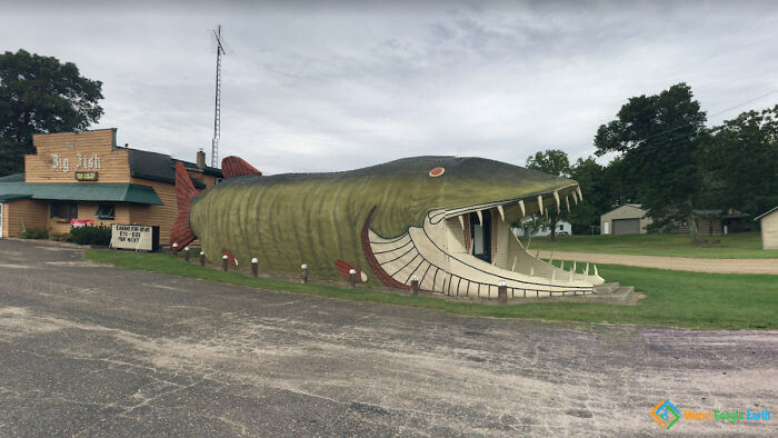 "The Big Fish". Location: Bena, Minnesota, USA