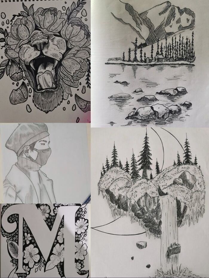 Some Sketches Using Pinterest Like Previous Ones