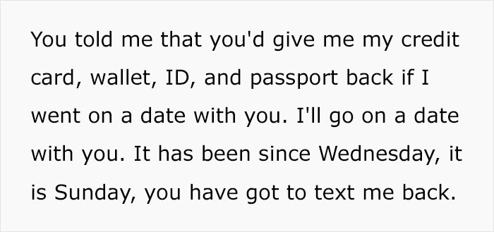Woman Left In Tears After She Lost Her Wallet And Some Stranger Said He Would Only Return It After She Went On A Date With Him Woman Left In Tears After She Lost Her Wallet And Some Stranger Said He Would Only Return It After She Went On A Date With Him